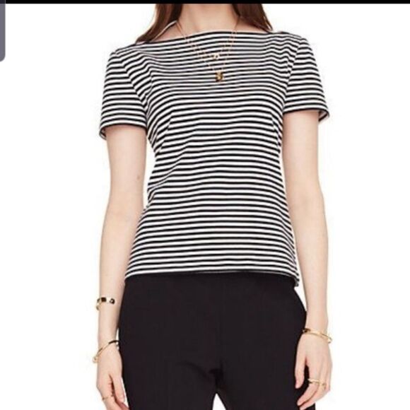 Kate Spade Broome Street striped everyday tee sz s - Picture 1 of 5